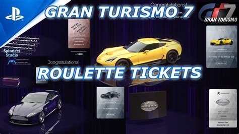 roulette tickets gt7|Gran Turismo 7 .